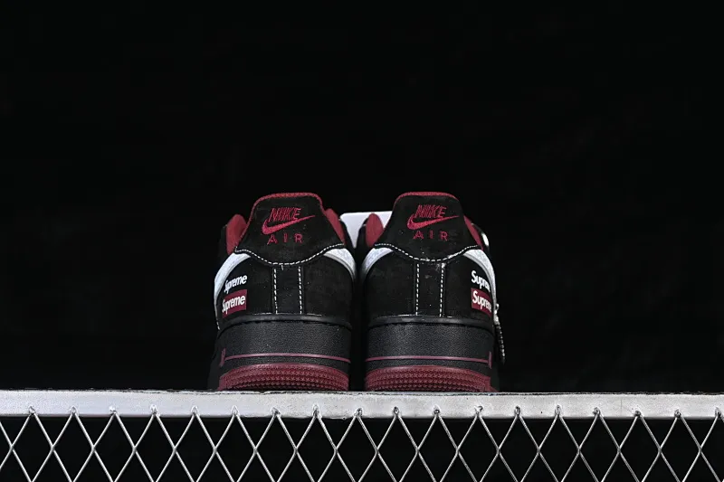 All categories Nk Air Force 1 Air Force series Nk Air Force 1 Low Air Force low top Nike Air Force 1'07 Low Supreme joint black and red grimace Air Force 1 low top casual sneakers XZ6188-117